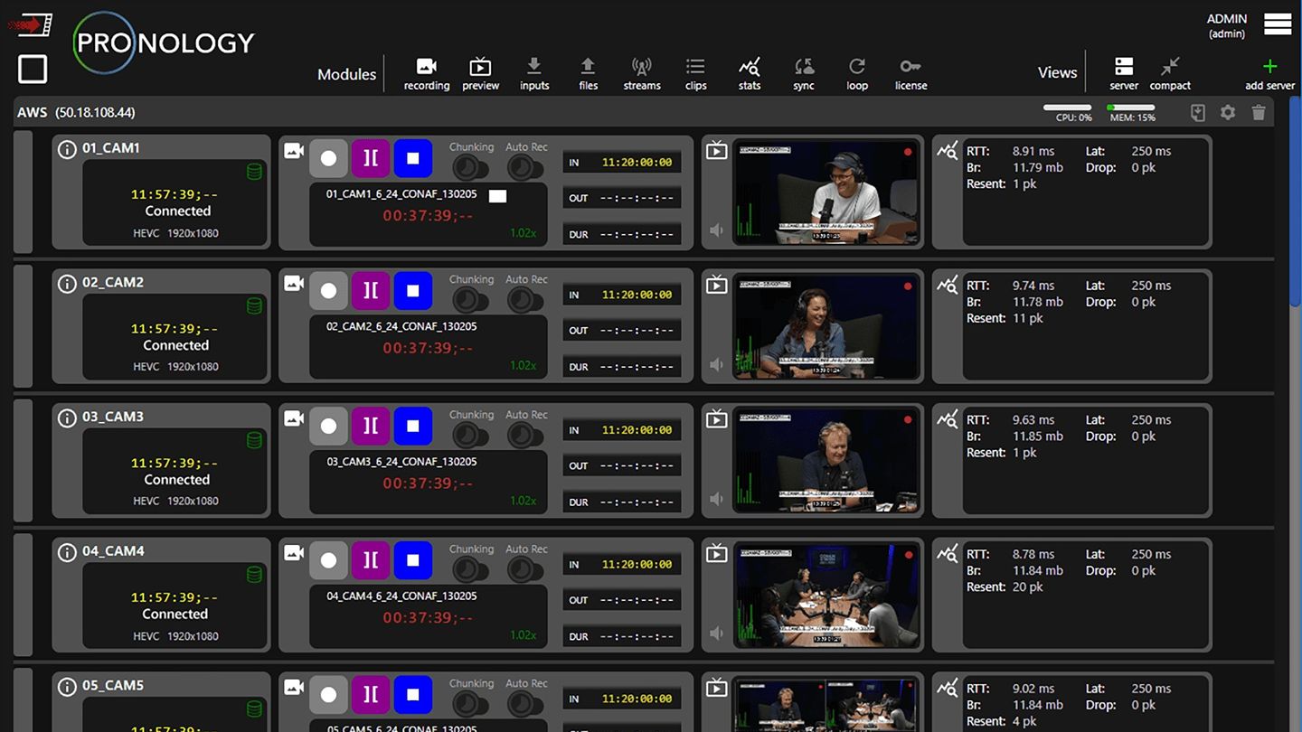 StreamFile Core offers IP ingest and file encoding in a single platform